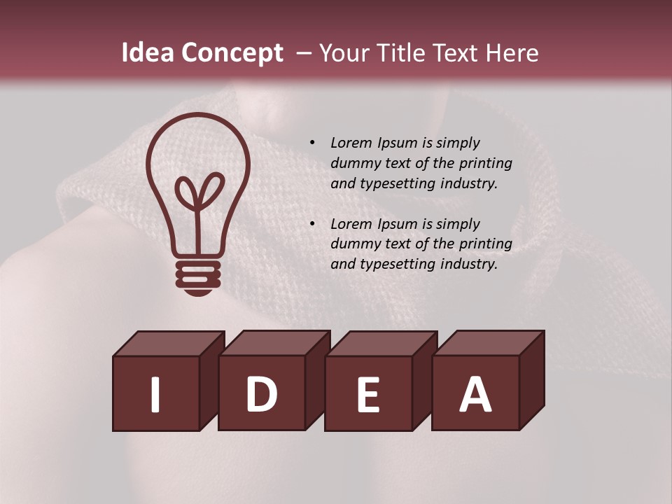 Light Clothing Elegant PowerPoint Template