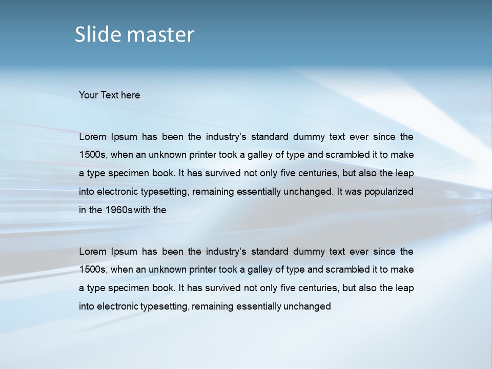 Modern Diesel Motion PowerPoint Template