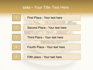 Meal Eat Feta PowerPoint Template