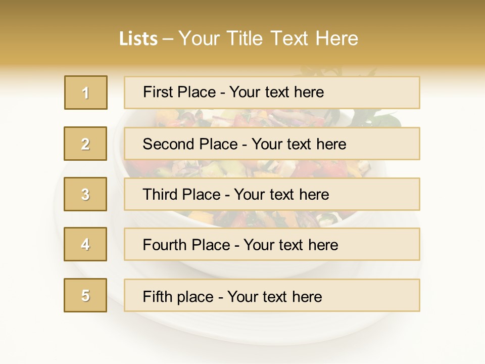 Meal Eat Feta PowerPoint Template