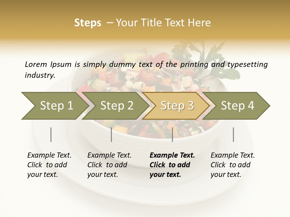 Meal Eat Feta PowerPoint Template