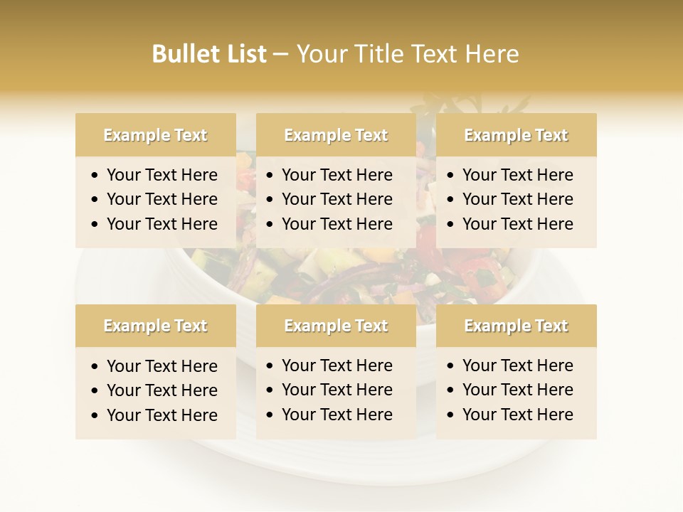 Meal Eat Feta PowerPoint Template