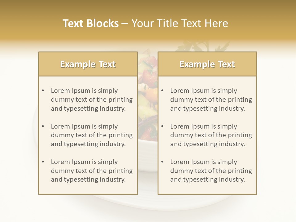 Meal Eat Feta PowerPoint Template