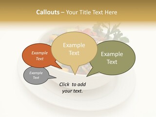 Meal Eat Feta PowerPoint Template