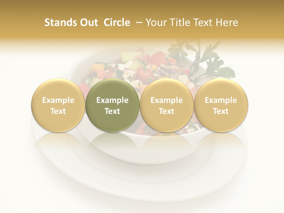 Meal Eat Feta PowerPoint Template