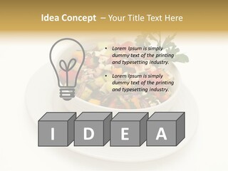 Meal Eat Feta PowerPoint Template