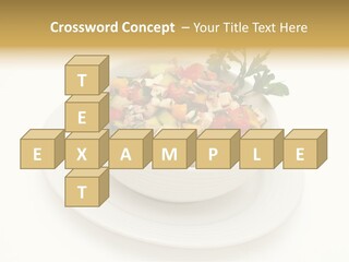 Meal Eat Feta PowerPoint Template