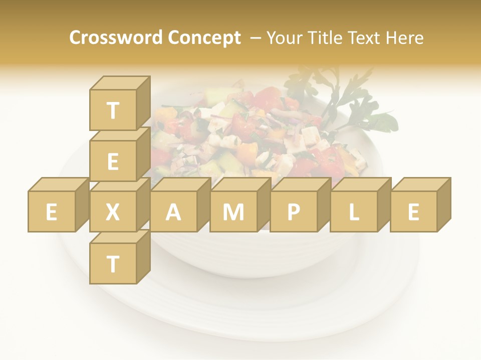 Meal Eat Feta PowerPoint Template