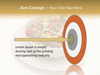 Meal Eat Feta PowerPoint Template