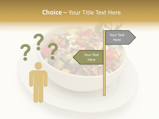 Meal Eat Feta PowerPoint Template