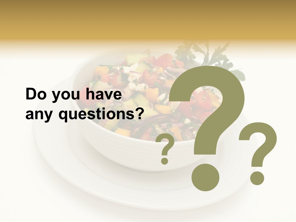 Meal Eat Feta PowerPoint Template