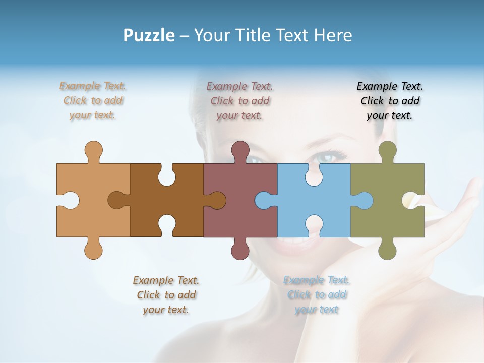 Facial Face Clean PowerPoint Template