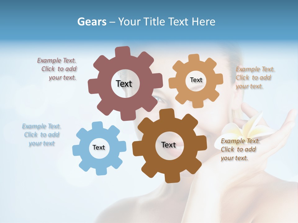 Facial Face Clean PowerPoint Template