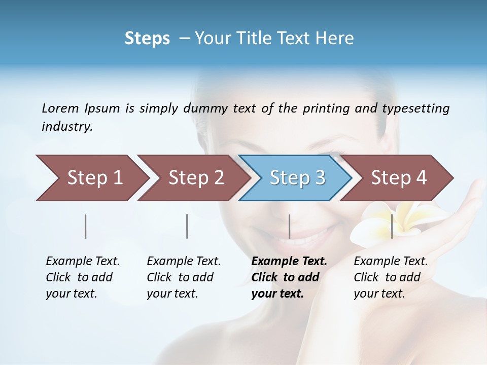 Facial Face Clean PowerPoint Template