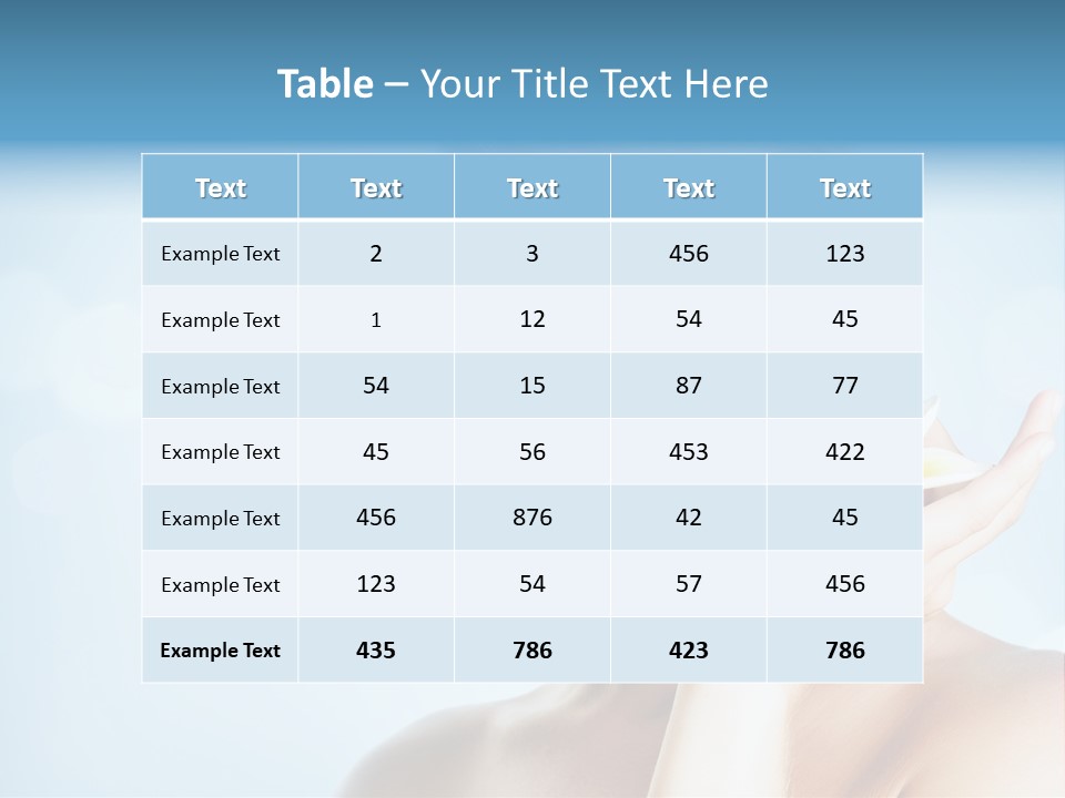 Facial Face Clean PowerPoint Template