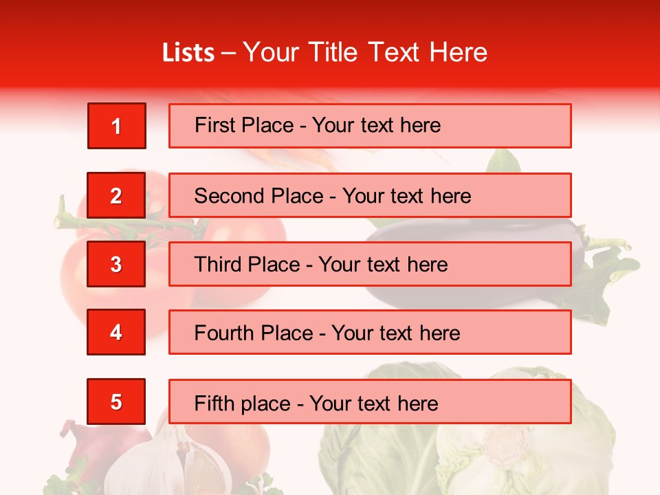 Food Tomato Still Life PowerPoint Template
