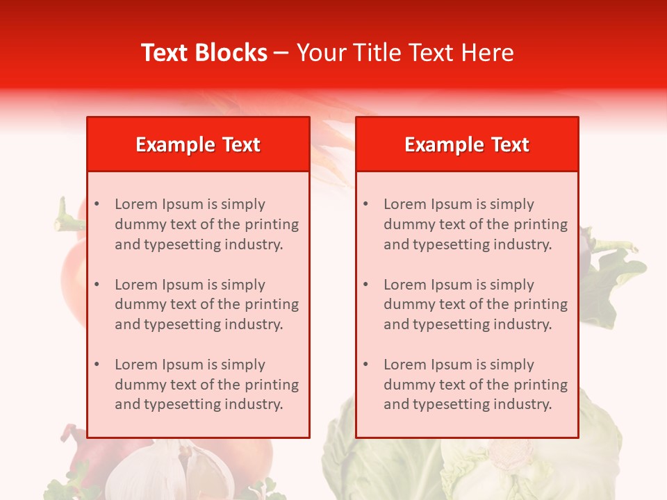 Food Tomato Still Life PowerPoint Template