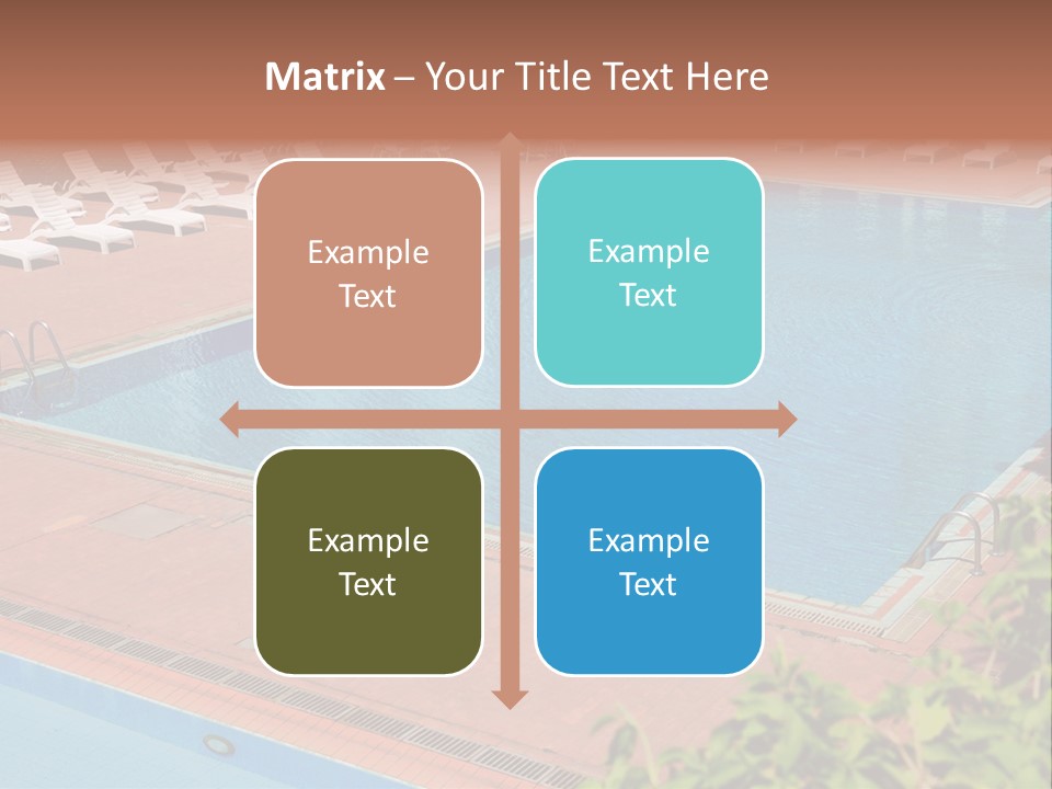 Lounge Corridor Tree PowerPoint Template