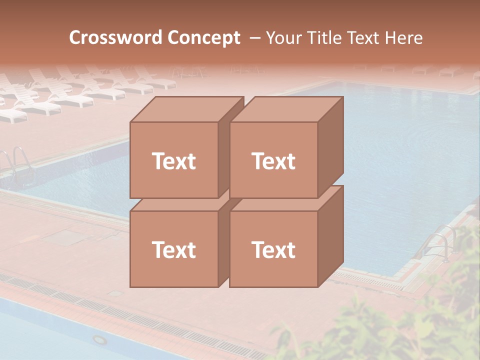 Lounge Corridor Tree PowerPoint Template
