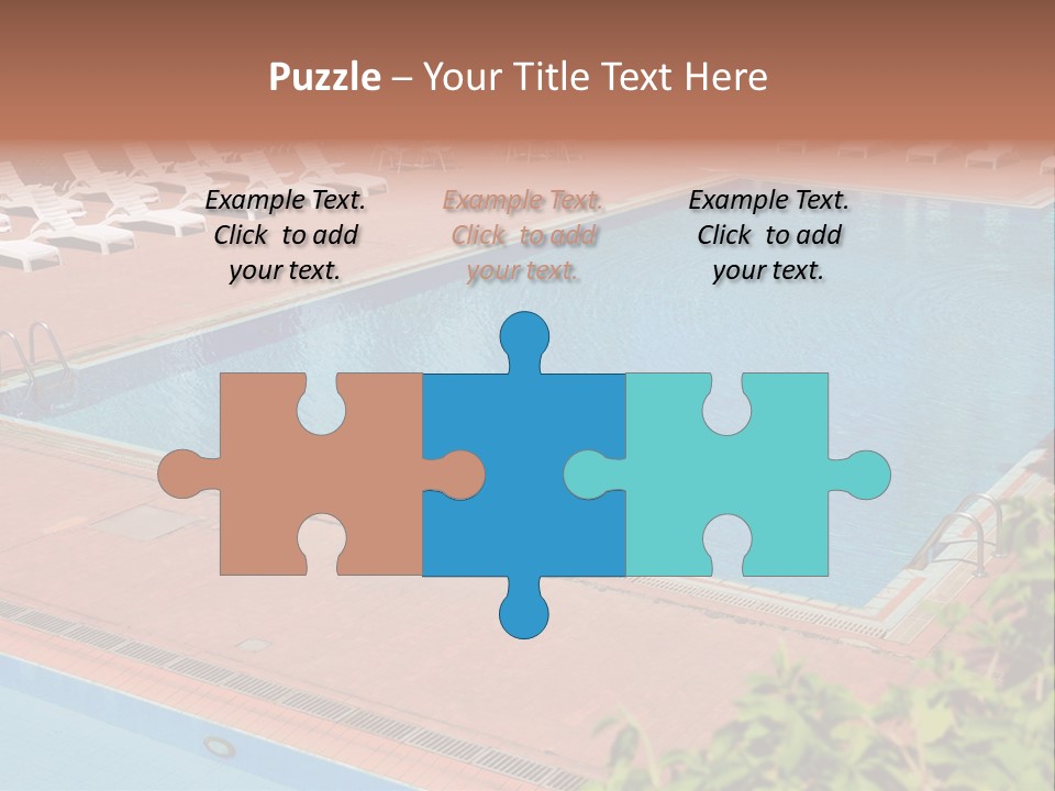 Lounge Corridor Tree PowerPoint Template