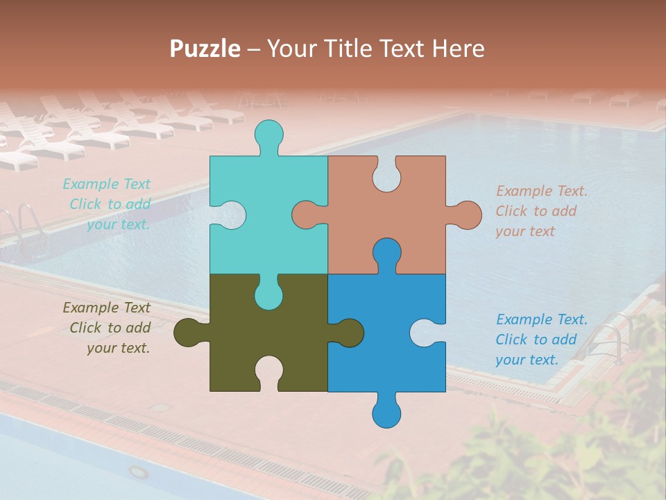 Lounge Corridor Tree PowerPoint Template