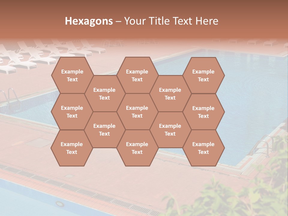 Lounge Corridor Tree PowerPoint Template