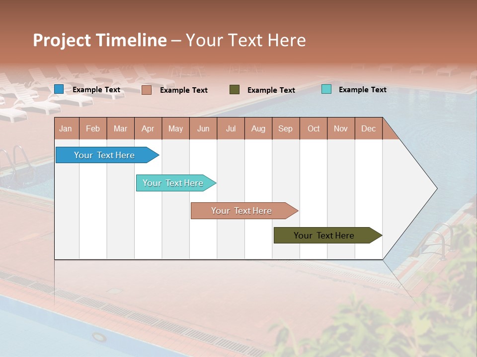 Lounge Corridor Tree PowerPoint Template