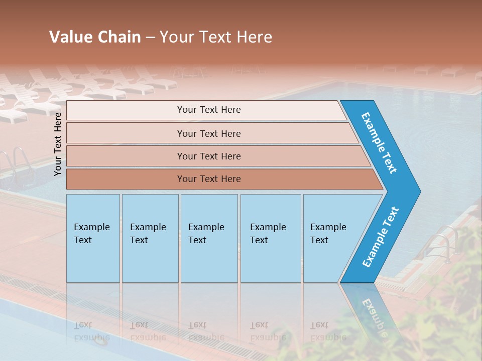 Lounge Corridor Tree PowerPoint Template