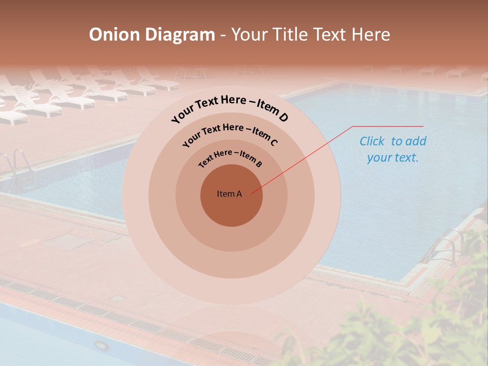 Lounge Corridor Tree PowerPoint Template