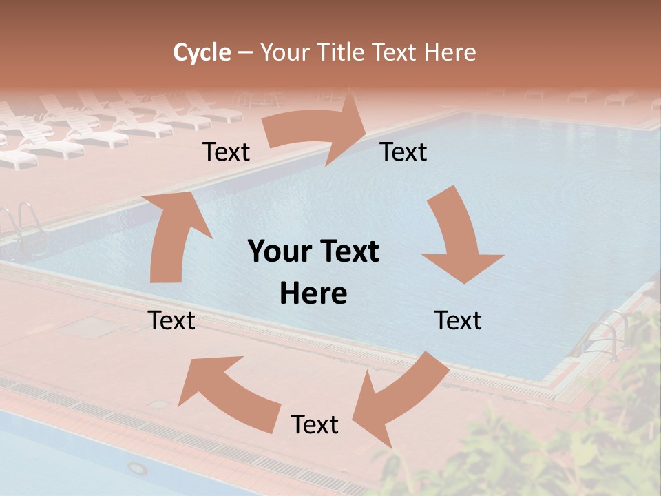 Lounge Corridor Tree PowerPoint Template
