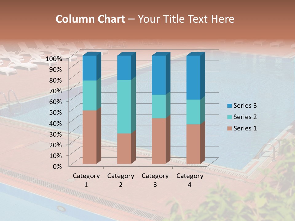 Lounge Corridor Tree PowerPoint Template