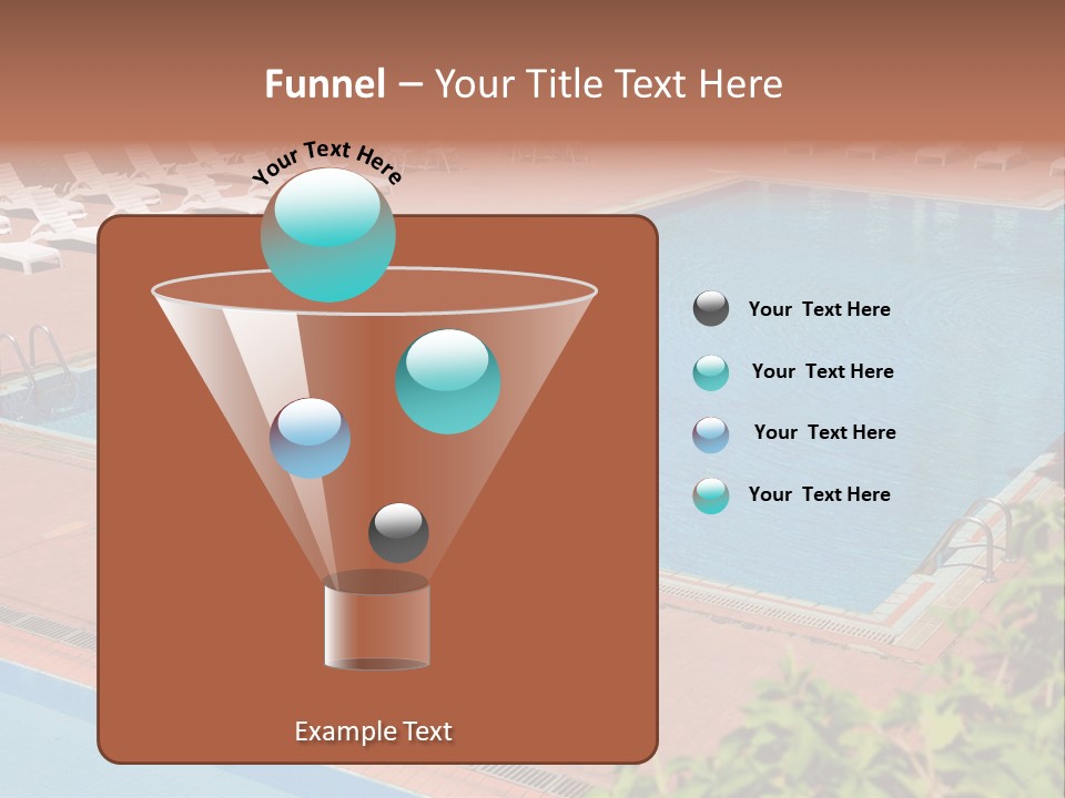 Lounge Corridor Tree PowerPoint Template