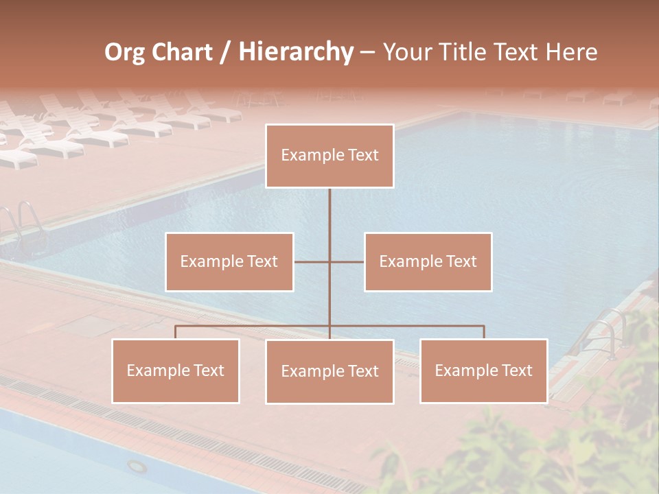 Lounge Corridor Tree PowerPoint Template