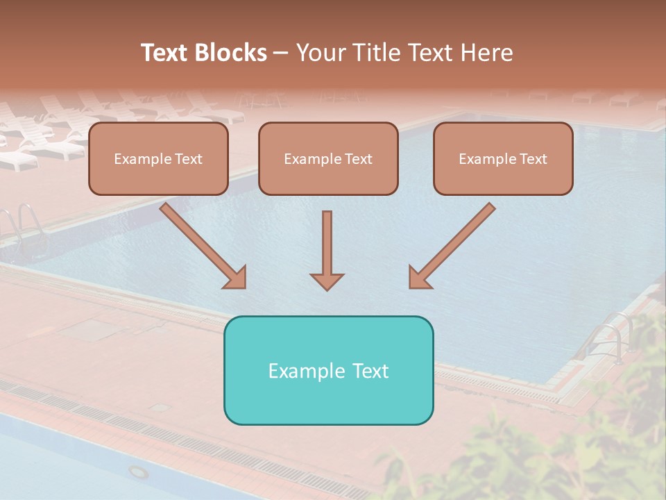 Lounge Corridor Tree PowerPoint Template