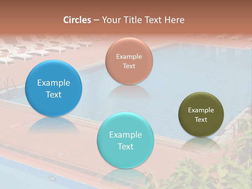 Lounge Corridor Tree PowerPoint Template