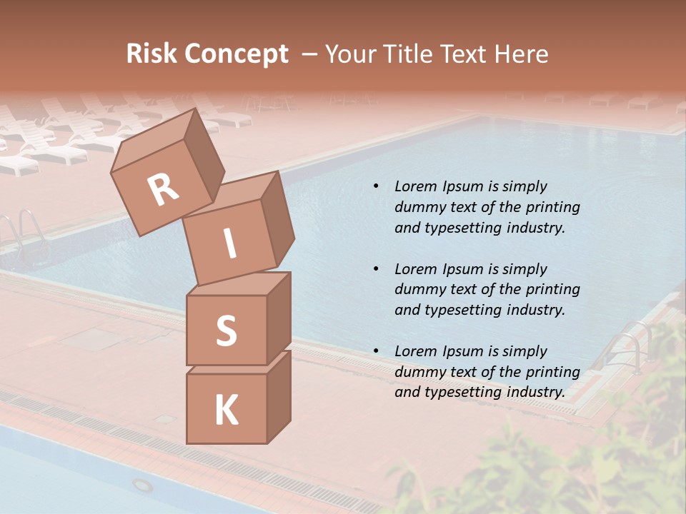 Lounge Corridor Tree PowerPoint Template