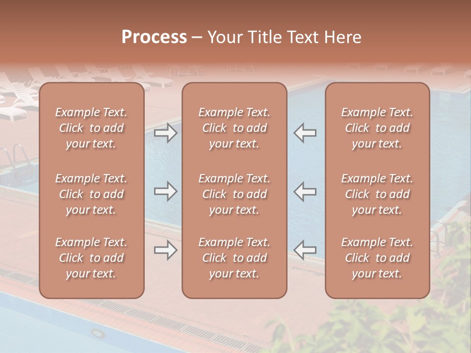 Lounge Corridor Tree PowerPoint Template
