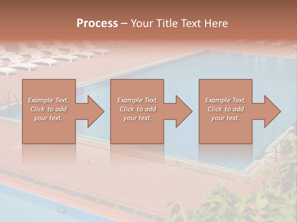 Lounge Corridor Tree PowerPoint Template
