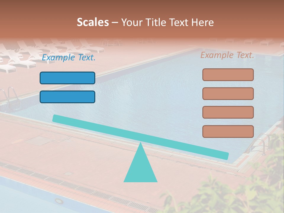 Lounge Corridor Tree PowerPoint Template