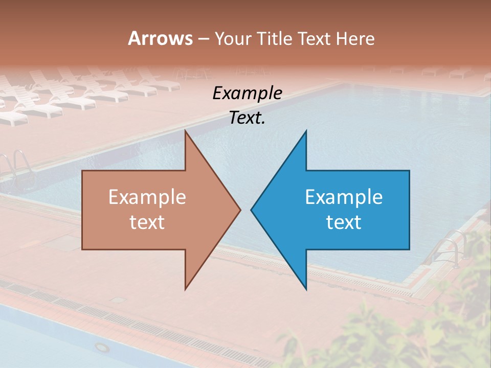 Lounge Corridor Tree PowerPoint Template