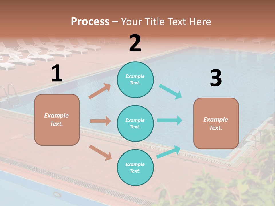 Lounge Corridor Tree PowerPoint Template