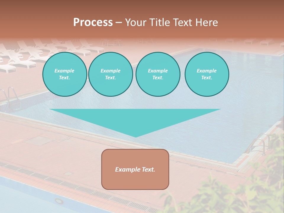 Lounge Corridor Tree PowerPoint Template
