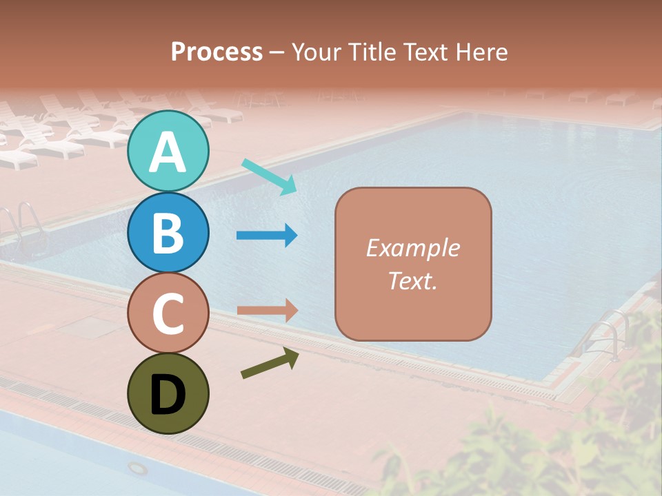 Lounge Corridor Tree PowerPoint Template