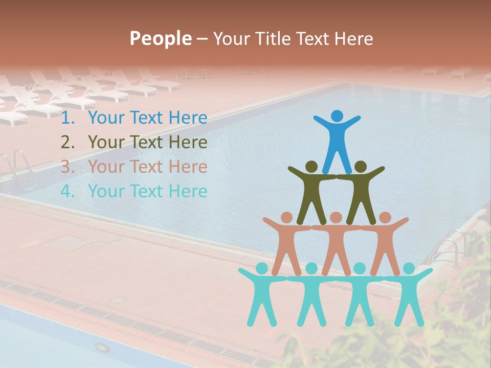 Lounge Corridor Tree PowerPoint Template