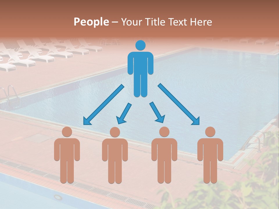 Lounge Corridor Tree PowerPoint Template