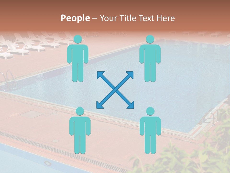 Lounge Corridor Tree PowerPoint Template