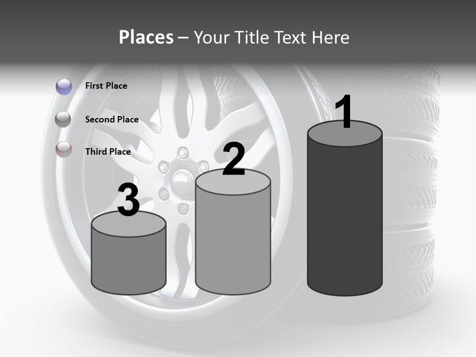 Black Chrome Round PowerPoint Template