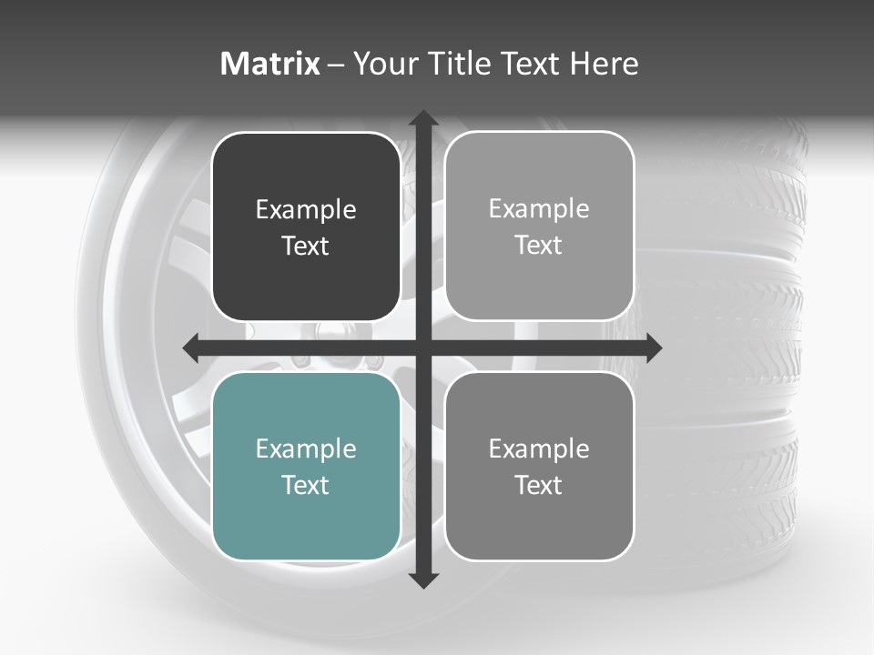 Black Chrome Round PowerPoint Template
