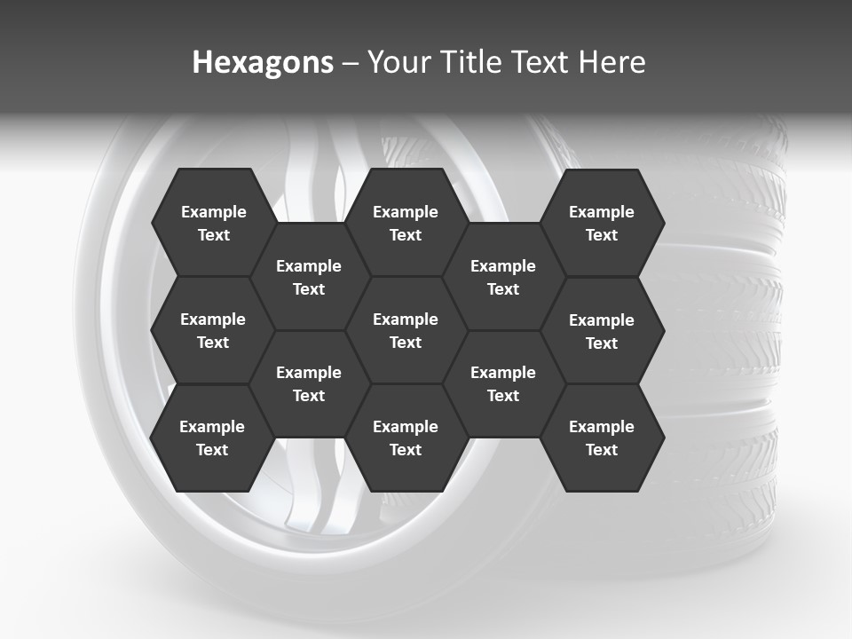 Black Chrome Round PowerPoint Template