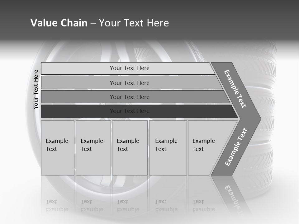 Black Chrome Round PowerPoint Template